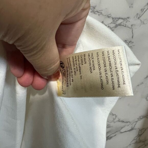 Free People Layla Halter Tunic Tank Color: Optic White Size XL - Picture 7 of 11